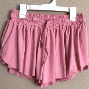 Luogongzi Pink Women's Shorts
